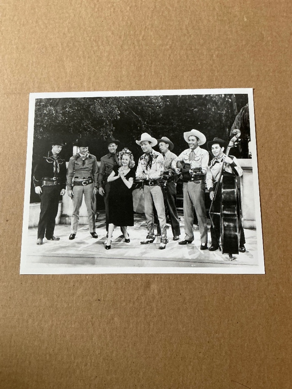 Vintage Roy Rogers and Dale Evan’s Glossy Photo Reprint 8x10 TV Show
